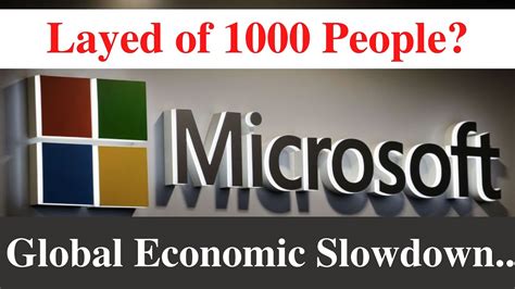 Microsoft Layoff Employees Global Economy Slowdown Nikita Sharma
