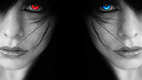 red and blue eyes wallpapers wallpaper cave