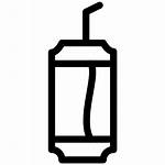 Icon Straw Outline Juice Coke Drink Icons