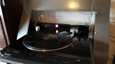High End Sony PS X555ES Turntable Playing Space Oddity YouTube