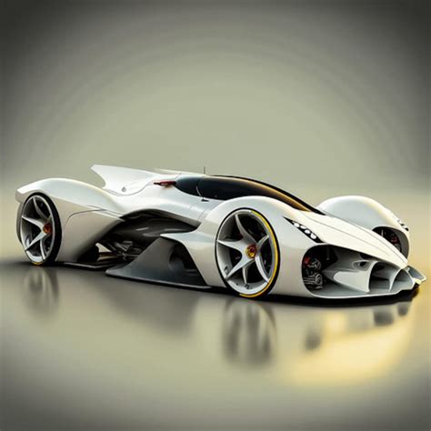 Futuristic Ferrari Car Art File Digital Art Wall Art Square High