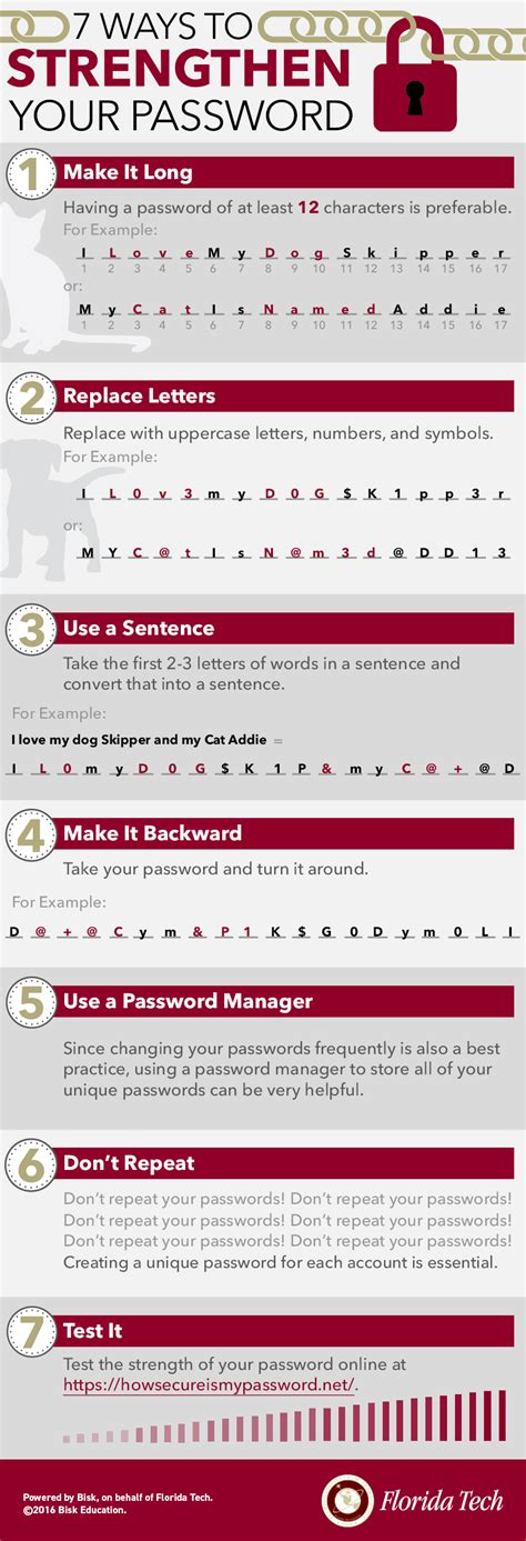 Ways To Strengthen Your Password INFOGRAPHIC