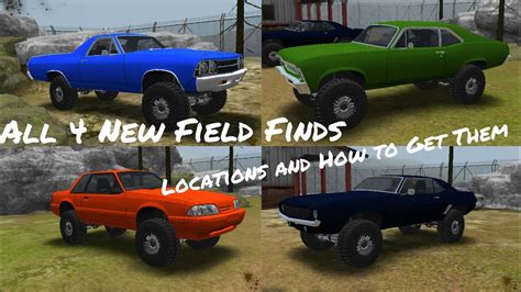 Offroad outlaws *new barnfind* in the new update!! Offroad Outlaws All 4 New Field Find Locations Revealed ...