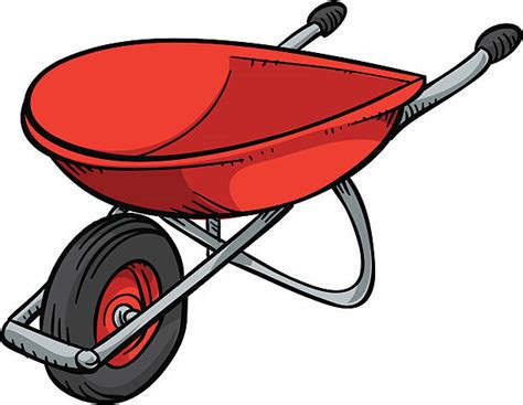Cartoon Of Wheelbarrow Stock Photos Pictures And Royalty Free Images