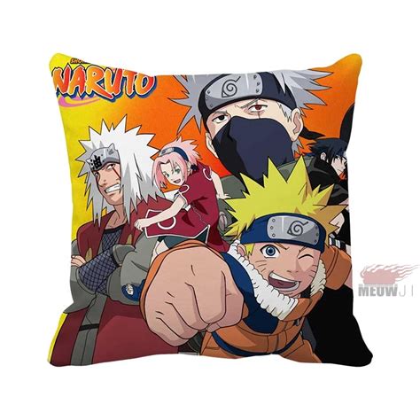 Naruto Multi Size Throw Pillow Case Free Shippingpillow Casethrow