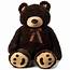 JOON Jumbo Teddy Bear 5 Feet Tall Dark Brown  Walmartcom