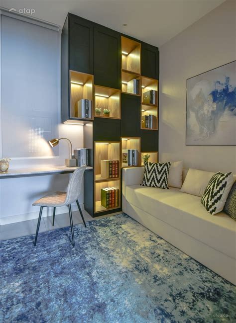 Contemporary Modern Study Room Condominium Design Ideas And Photos