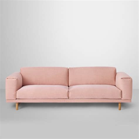 Referencing the ideas of scandinavian design, the rest sofa features subtle details through its small folds, paired with its inviting shape. NT - Rest sofa | Muuto