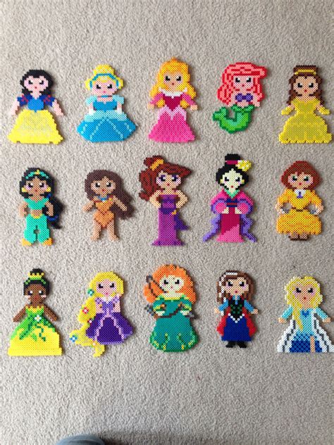 Toutes Les Princesses Disney Pixel Art Pinterest Toutes Les