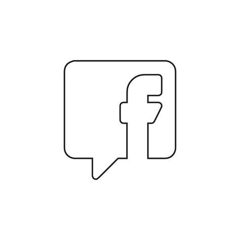 Social Media Facebook Logo Icon 20818363 Vector Art At Vecteezy