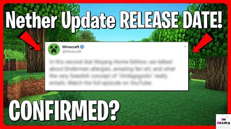 Nether Update RELEASE DATE CONFIRMED 1 16 Minecraft Java Bedrock