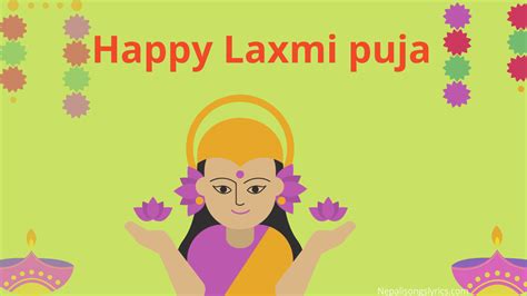 Happy Laxmi Puja Wishes In Nepali With Vidhi लक्ष्मी पुजाको शुभकामना