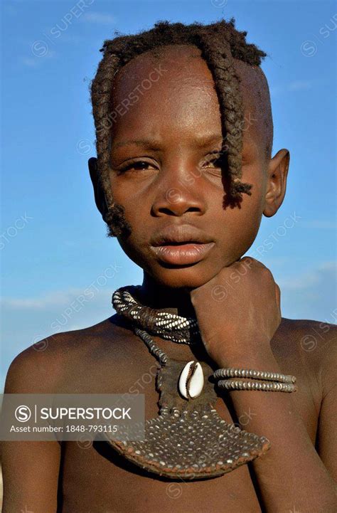 Himba Girl Portrait Superstock