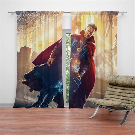 Doctor Strange Marvel Avengers Infinity War Curtain Super Heroes