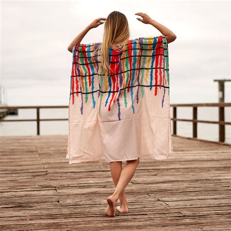 'Beach Vibes' 100% Cotton Kaftan