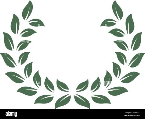 Laurel Wreath Vector Illustration Design Stock Vector Image Art Alamy