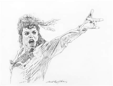 Michael Jackson Power Performance Painting By David Lloyd Glover Fine Art America