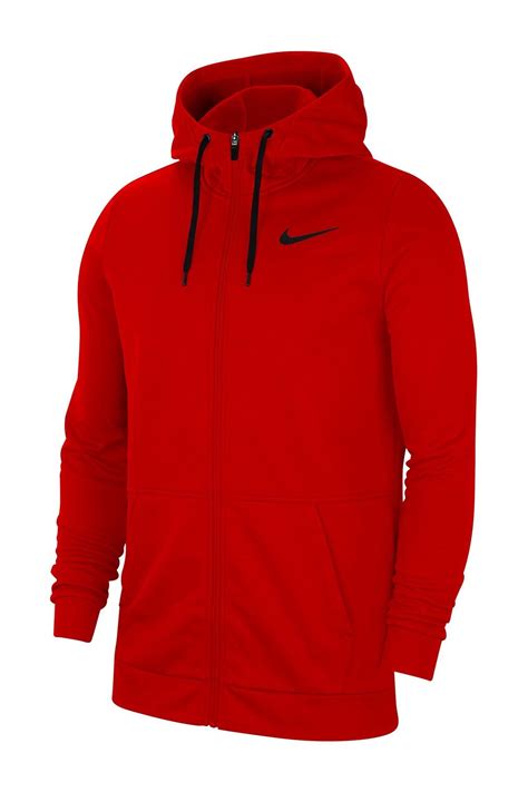 Nike Therma Fleece Full Zip Training Hoodie In Red For Men Lyst