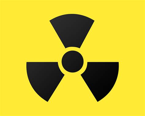 Radioactive Symbol Free Stock Photo Illustration Of A Radioactive