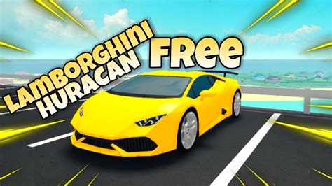 New Free Lamborghini Huracan In Roblox Car Dealership Tycoon Youtube