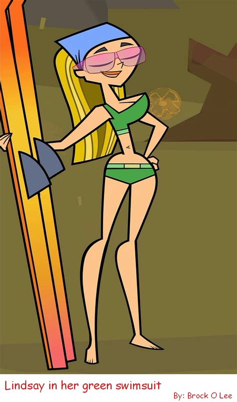Lindsay In Her Green Swimsuit Total Drama Island Photo 10772243 Fanpop