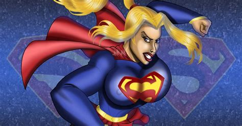 Dsngs Sci Fi Megaverse Supergirl Fanart Poster