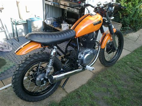 This is the rambo bike 1980 yamaha 250 4 stroke same model as in the movie. DAILY REFERENDUM: My 1980 Yamaha SR250 build, nearly finished.