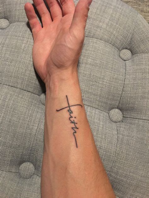 Tattoo Forearm Quote Faith 50 Ideas For 2019 Small Forearm Tattoos Forearm Tattoos Tattoos