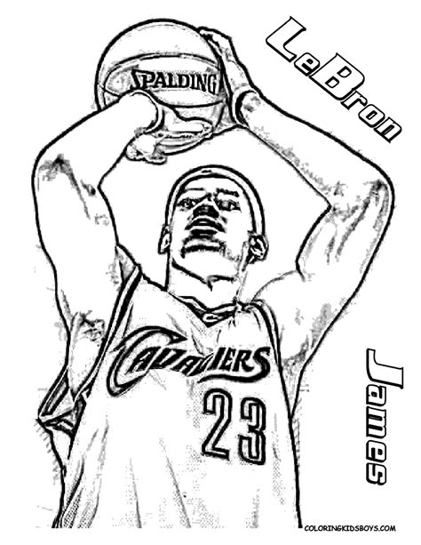 Free Coloring Pages Nba Basketball Download Free Coloring Pages Nba