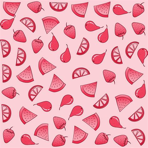 Premium Vector Pattern With Lemons Watermelons Oranges And Juicy