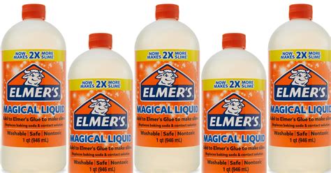 Elmers Magical Liquid Slime Activator 1 Quart Bottle Just 679