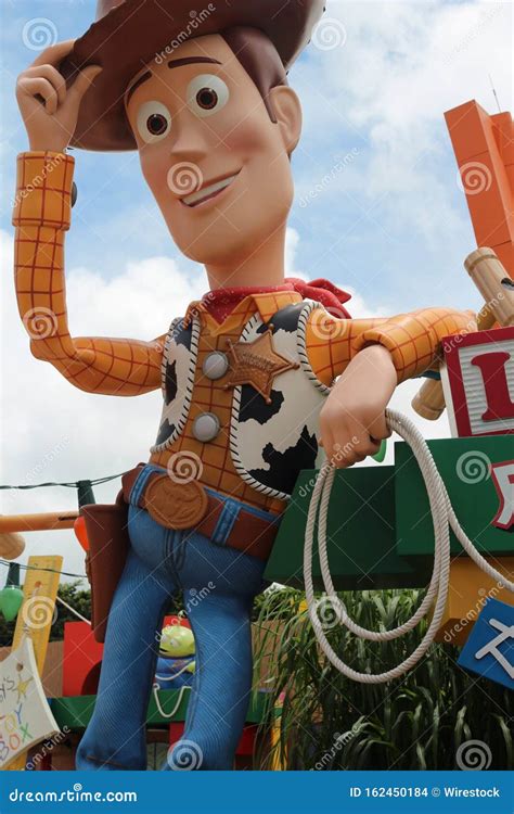 Vertical Shot Of The Famous Cowboy Toy Woody Taken In Hong Kong S