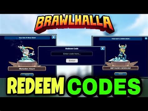 When you have claimed the first code, you can continue to earn the next free item. BRAWLHALLA ALL REDEEM CODES || SKIN CODES | MAMMOTH COINS ...