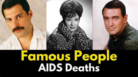 Famous People Who Died Of Aids Celebrities Who Died Of Aids Youtube
