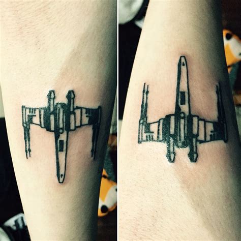 X Wing Fighter Tattoo Starwars Star Wars Tattoo Star Tattoos
