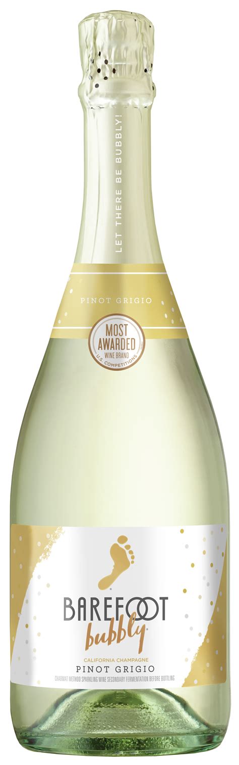 Barefoot Bubbly Pinot Grigio Champagne Wine 750ml