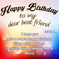 Birthday Wishes For Best Friend - Birthday Images, Pictures ...