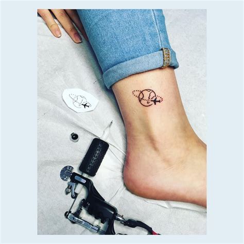 101 Unique Travel Tattoos To Fuel Your Eternal Wanderlust Travel Tattoo Small Small Tattoos