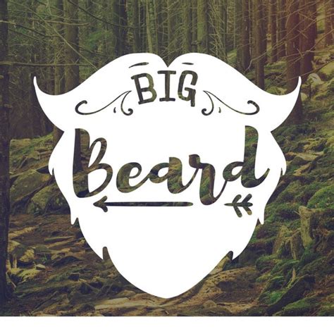 Vinyl Decal Man Decal Big Beard Decal Beard Decal Car