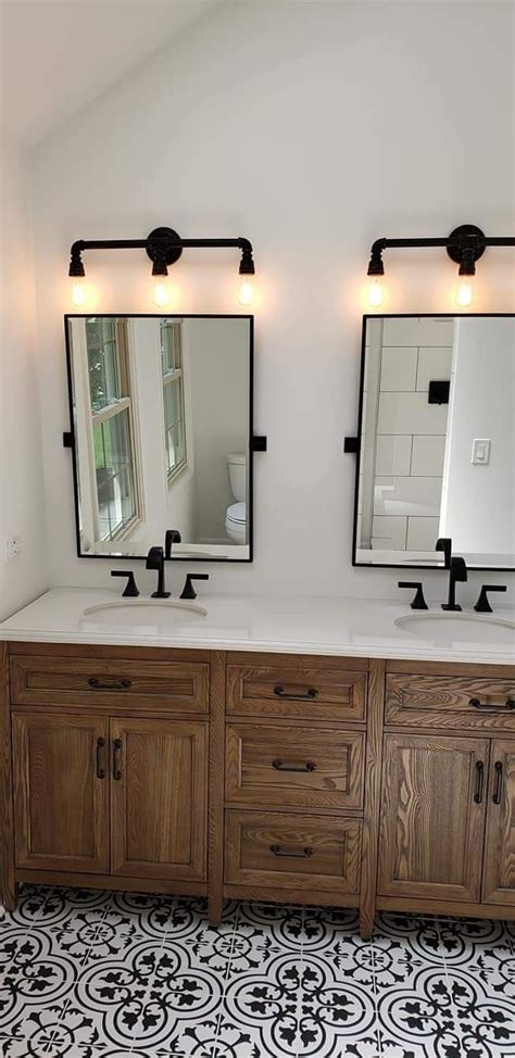 Bathroom Mirror Ideas For A Double Vanity Add Style And Functionality