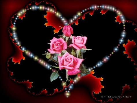 Wallpapers Of Hearts And Roses Wallpaper Cave