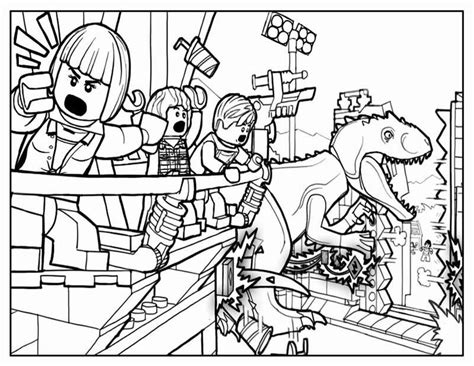 Jurassic World Printouts Lego Coloring Pages Lego Coloring Porn Sex