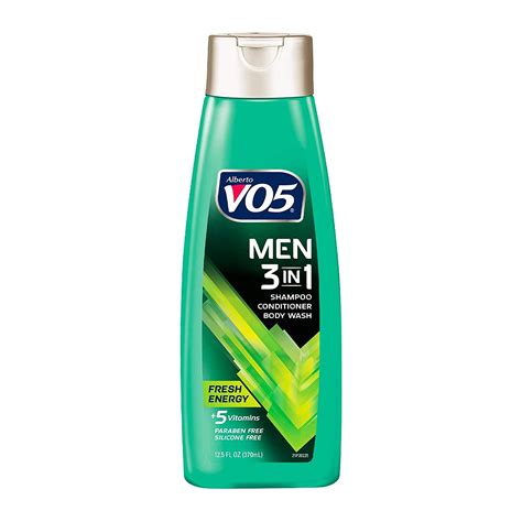 Alberto Vo5 Mens 3 In 1 Shampoo Conditioner And Body Wash Fresh Energy