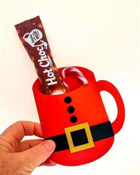 santa hot chocolate mug svg hot chocolate christmas svg t etsy