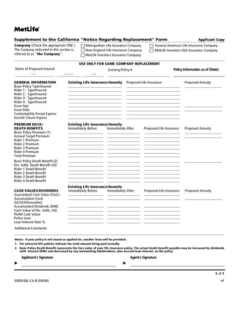 Your life insurance application broken down. Life Insurance Application Form - California Free Download