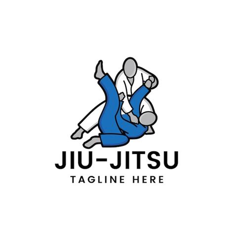 Premium Vector Martial Art Brazilian Jiu Jitsu Judo Logo Sport Symbol