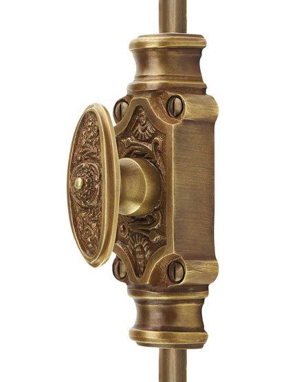 Filigree Brass Cremone Bolt 4 Foot Length In Antique By Hand House