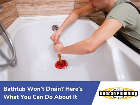 Bathtub Wont Drain Heres What You Can Do About It