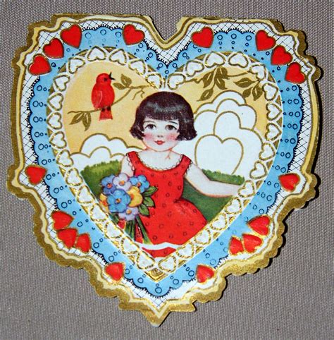 Vintage Heart Shaped Valentine Day Card Joe Haupt Flickr