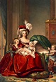 Pintura en porcelana de María Antonieta con sus hijos | Marie ...